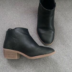 Black Ankle Boots toddler girls size 12
